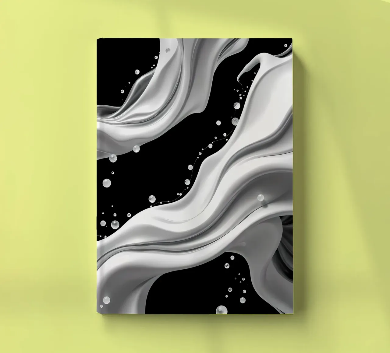 Abstrakt schwebende Struktur notebook by kosinsart.gallery