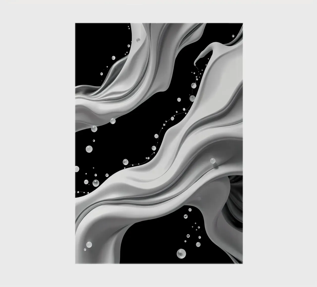 Abstrakt schwebende Struktur notebook by kosinsart.gallery