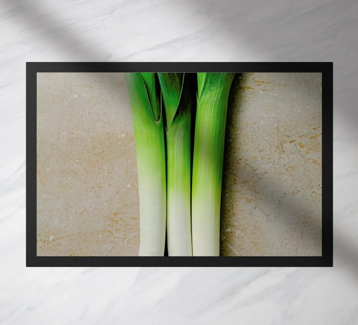 Lauch doormat by Eat this