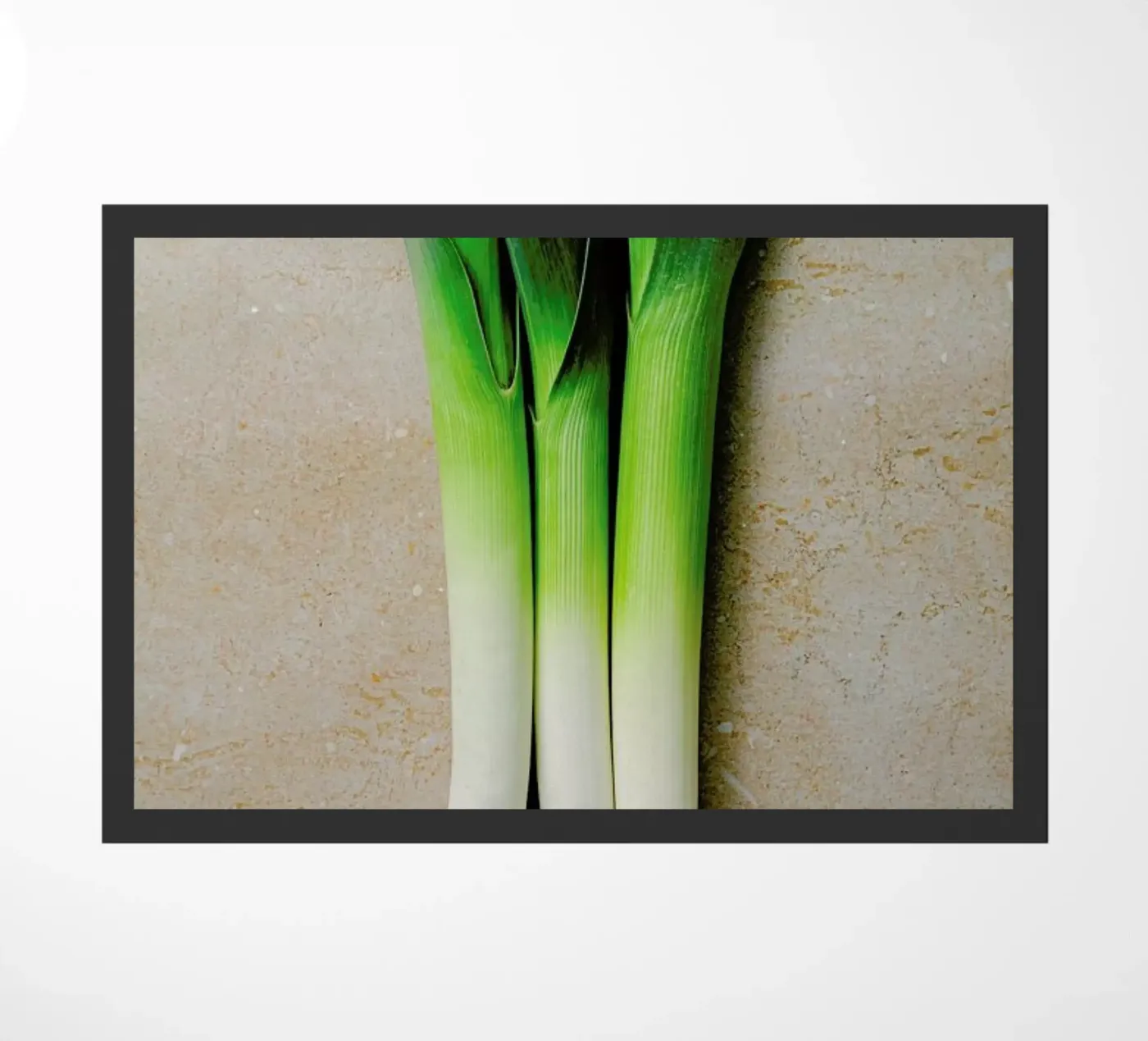 Lauch doormat by Eat this