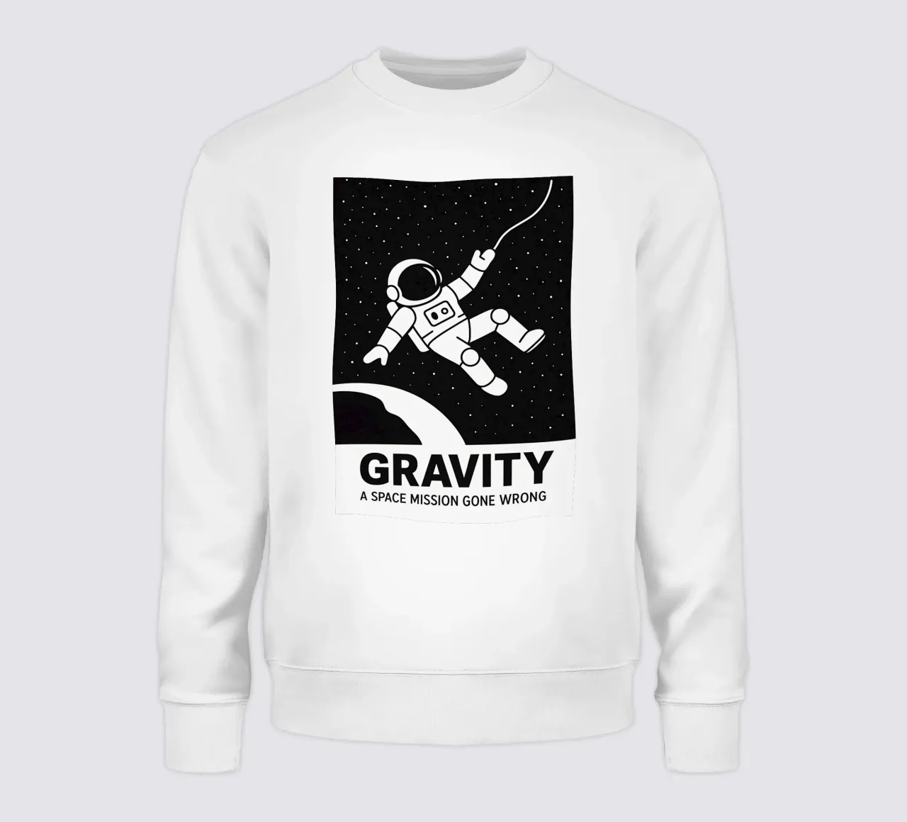 Gravity Print Sweatshirt von MoviesArt