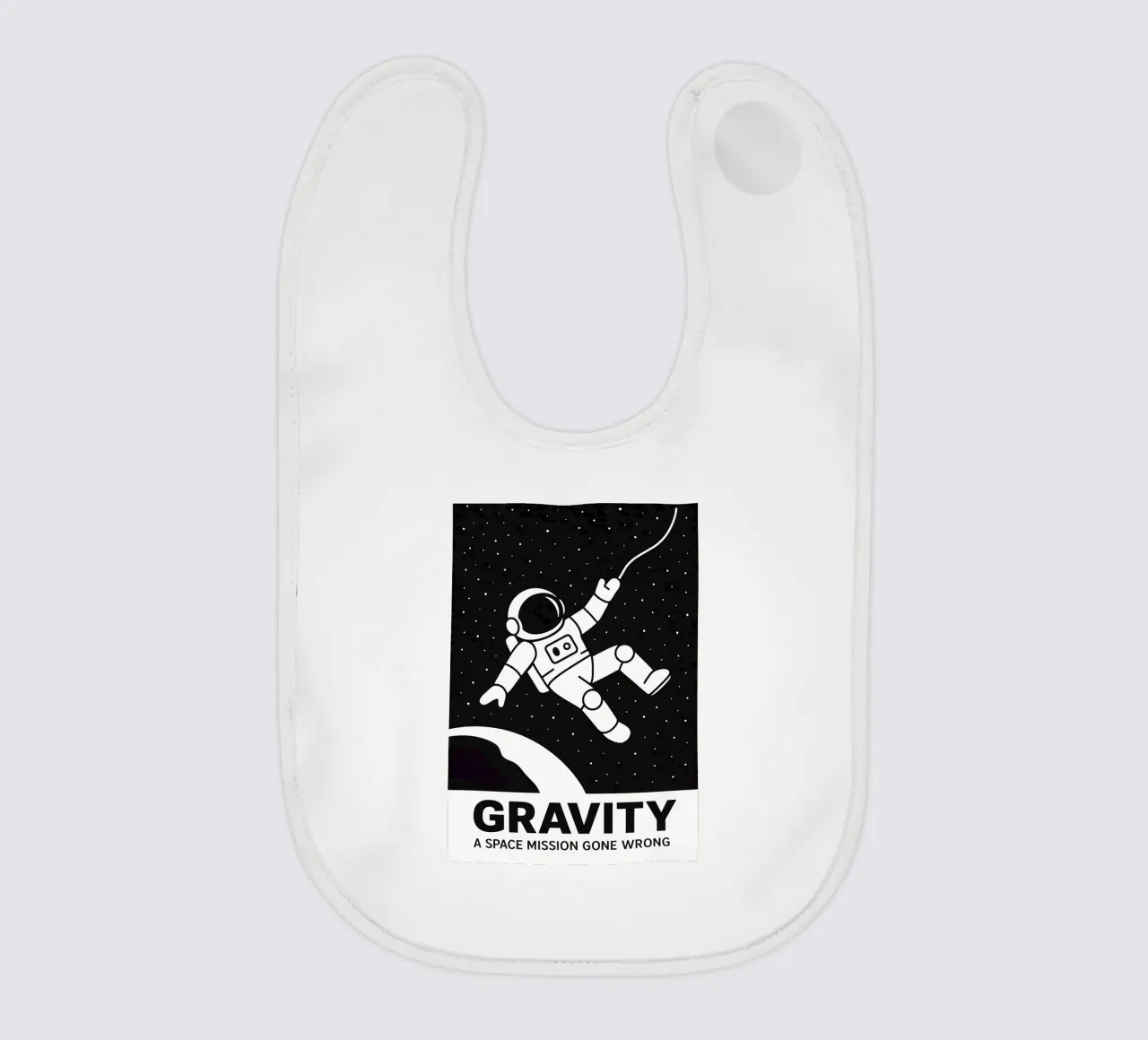 Gravity Print bavaglino da MoviesArt