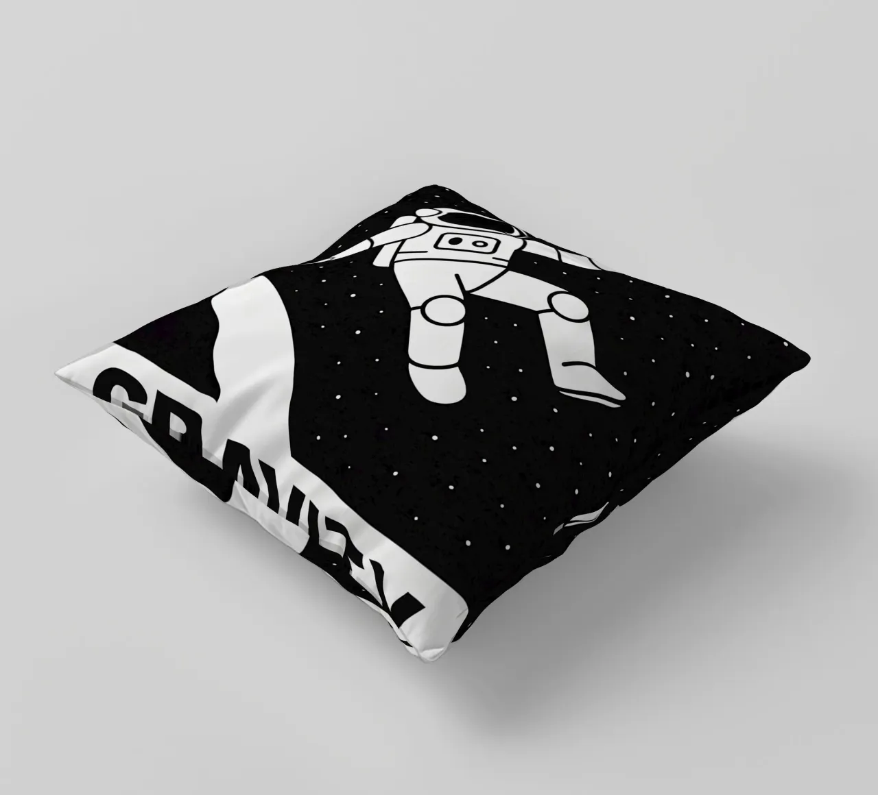 Gravity Print cuscino da MoviesArt
