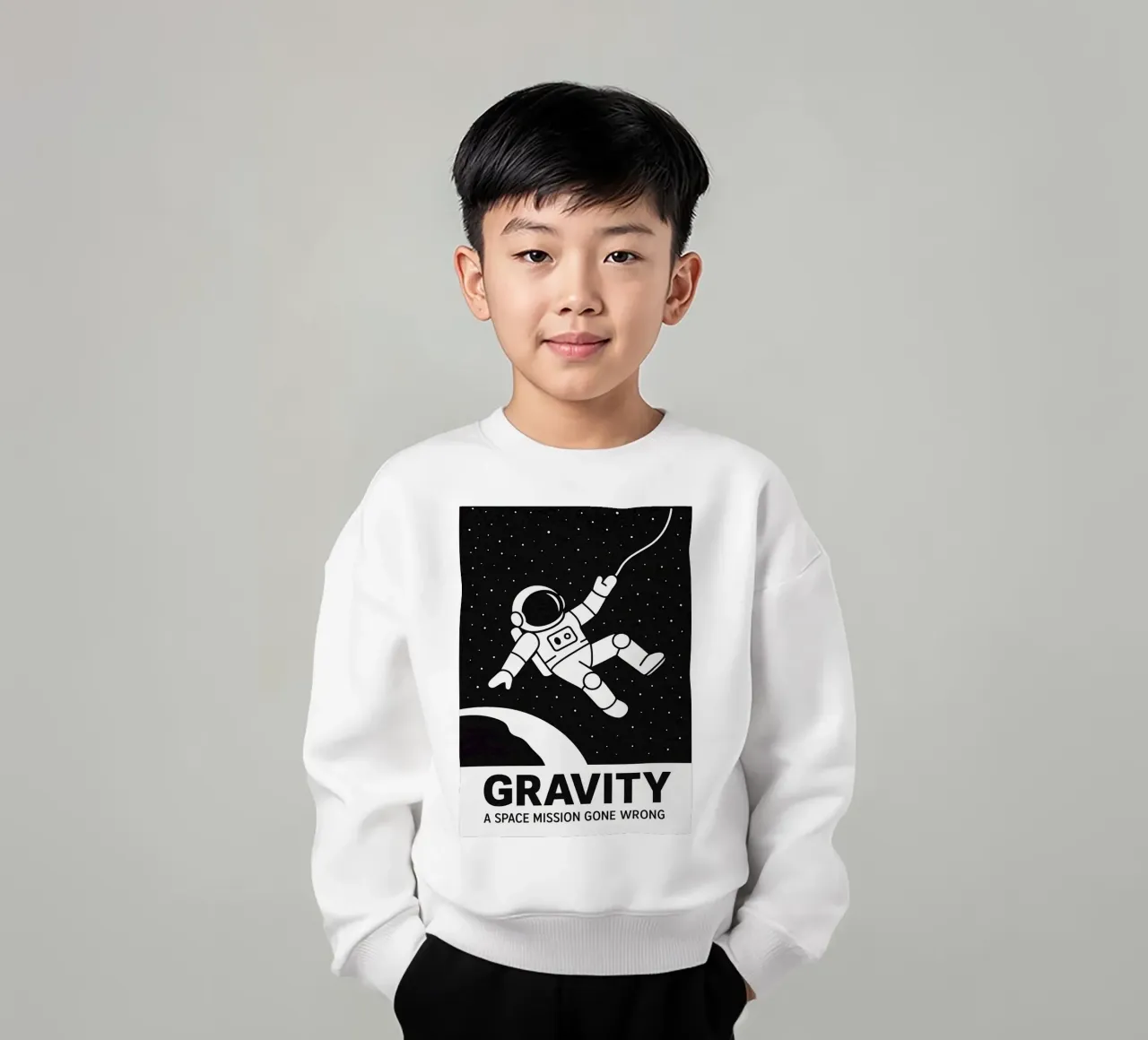 Gravity Print felpa bambino da MoviesArt