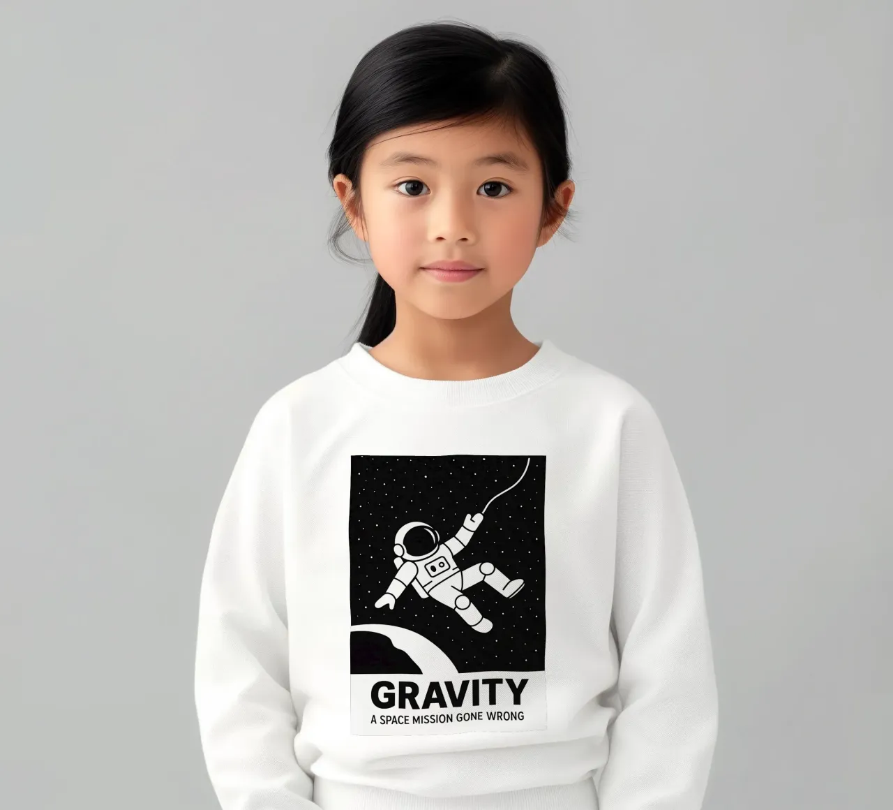 Gravity Print felpa bambino da MoviesArt