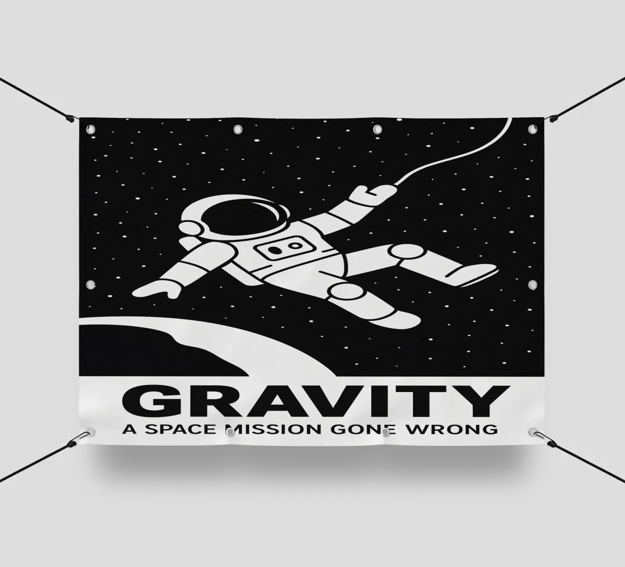 Gravity Print telo in pvc da MoviesArt