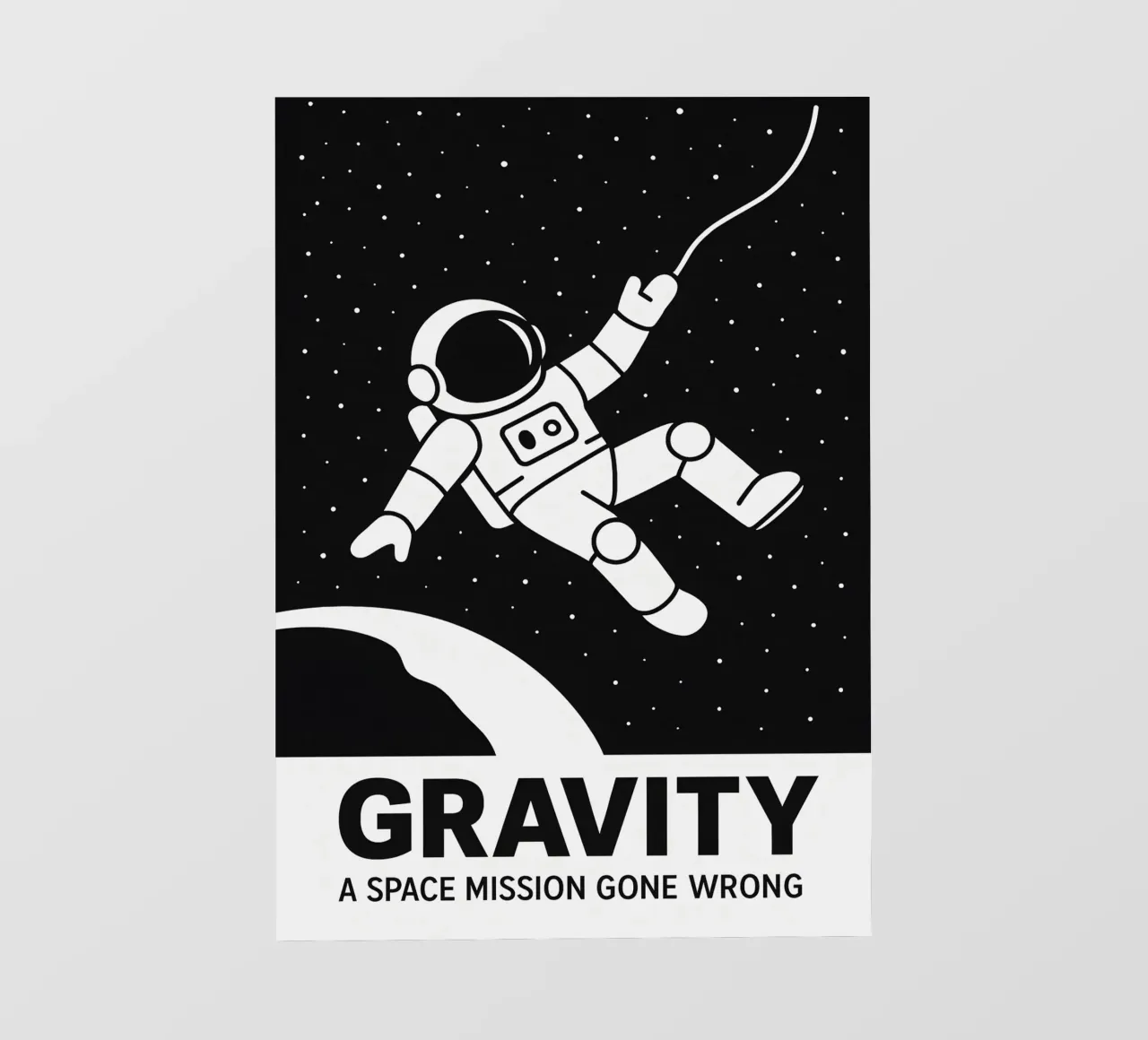 Gravity Print telo in pvc da MoviesArt