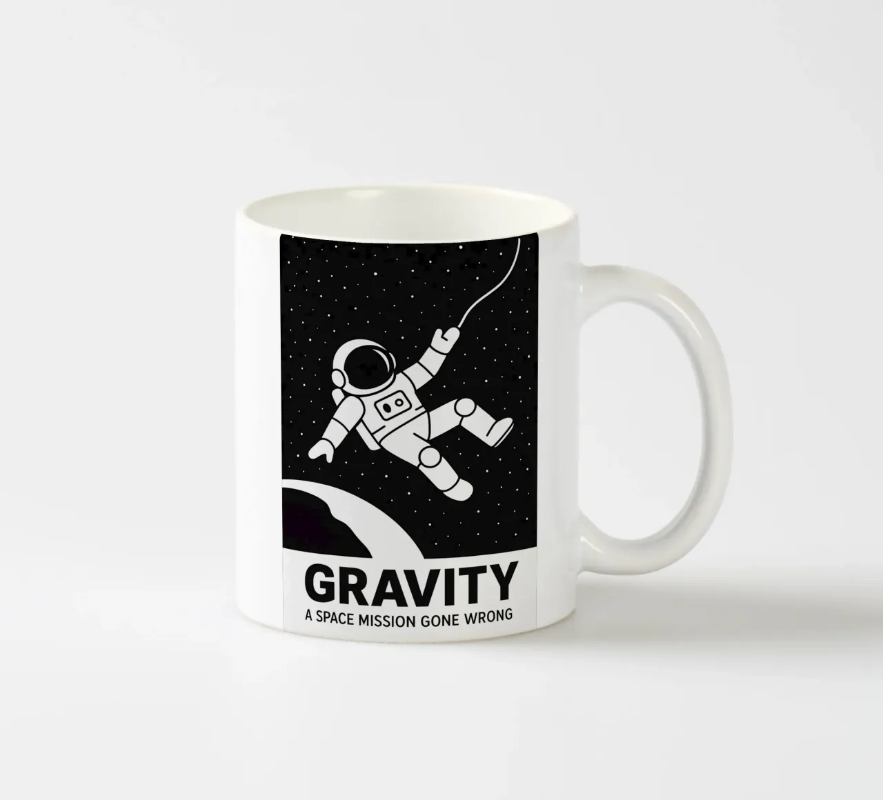 Gravity Print tazza in ceramica da MoviesArt