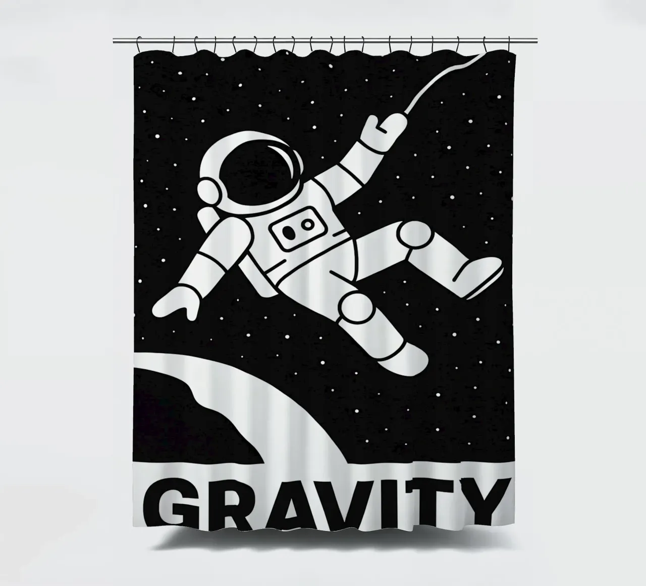 Gravity Print tenda da doccia da MoviesArt