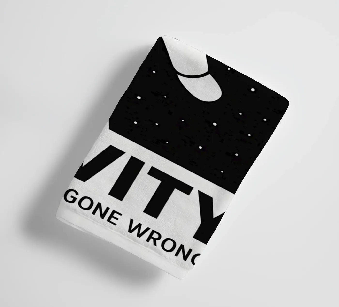 Gravity Print badhanddoek van MoviesArt