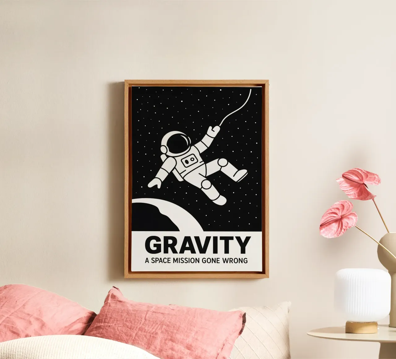 Gravity Print tela da MoviesArt
