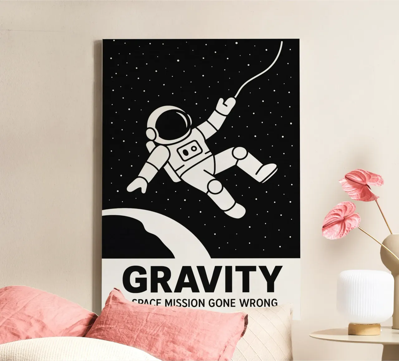 Gravity Print tela da MoviesArt