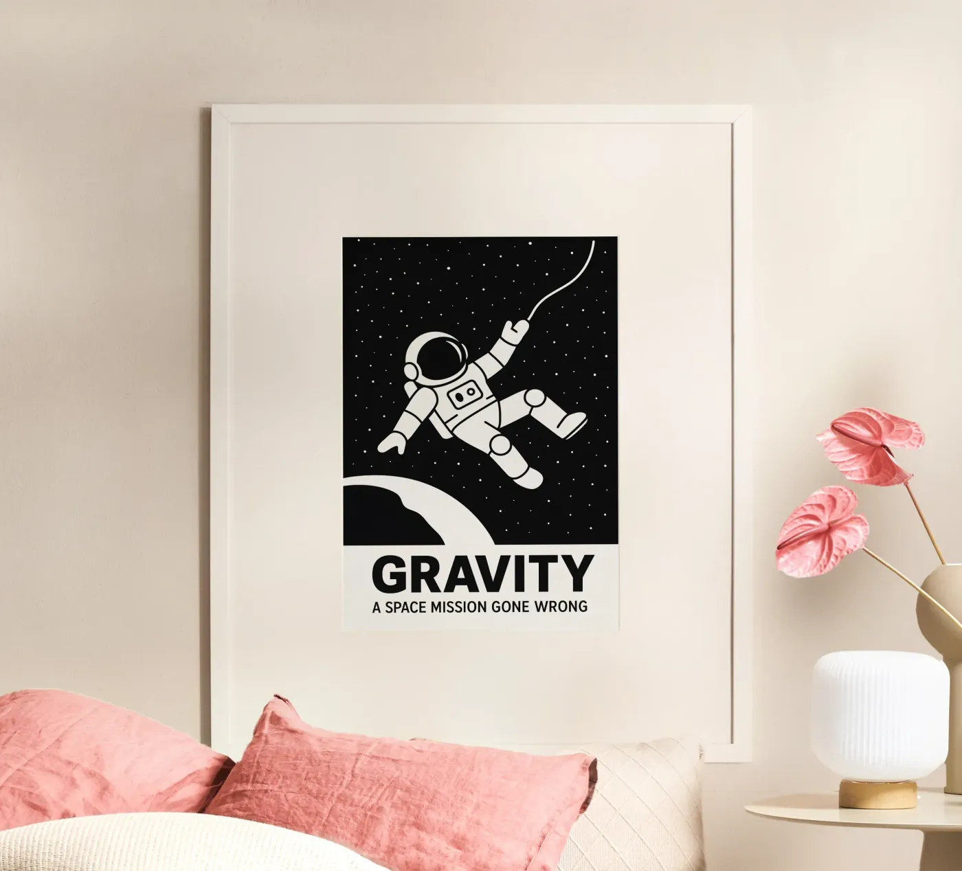 Gravity Print Poster von MoviesArt