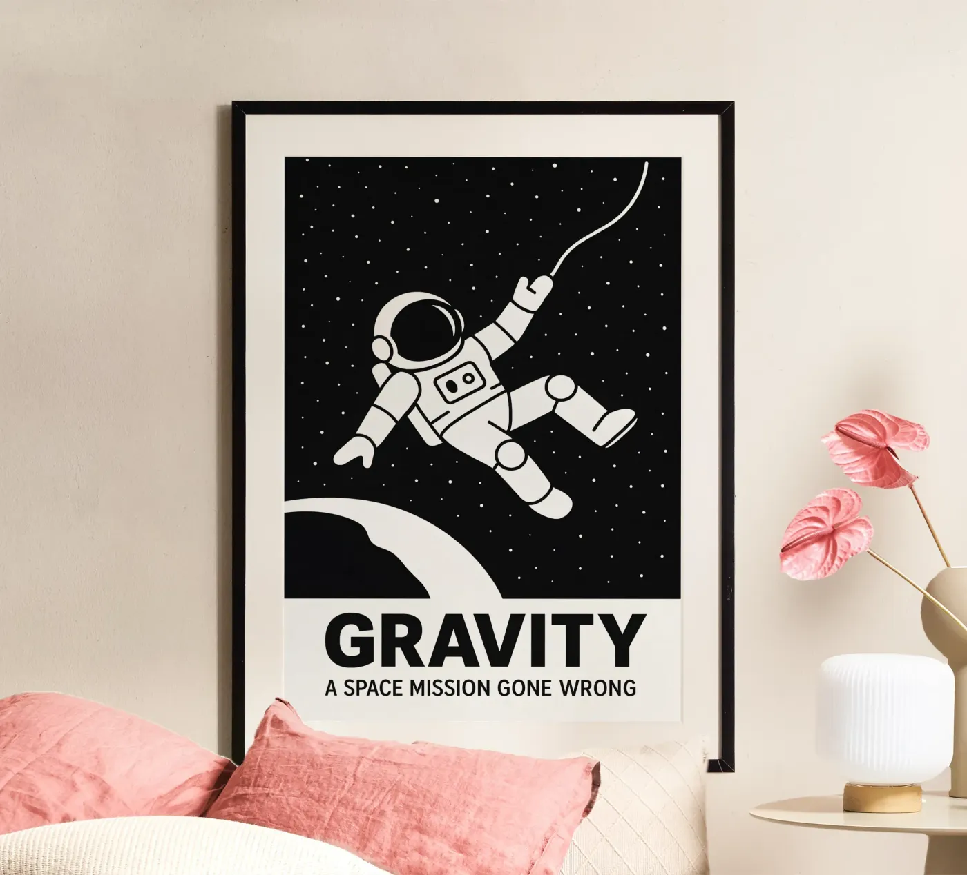 Gravity Print Poster von MoviesArt