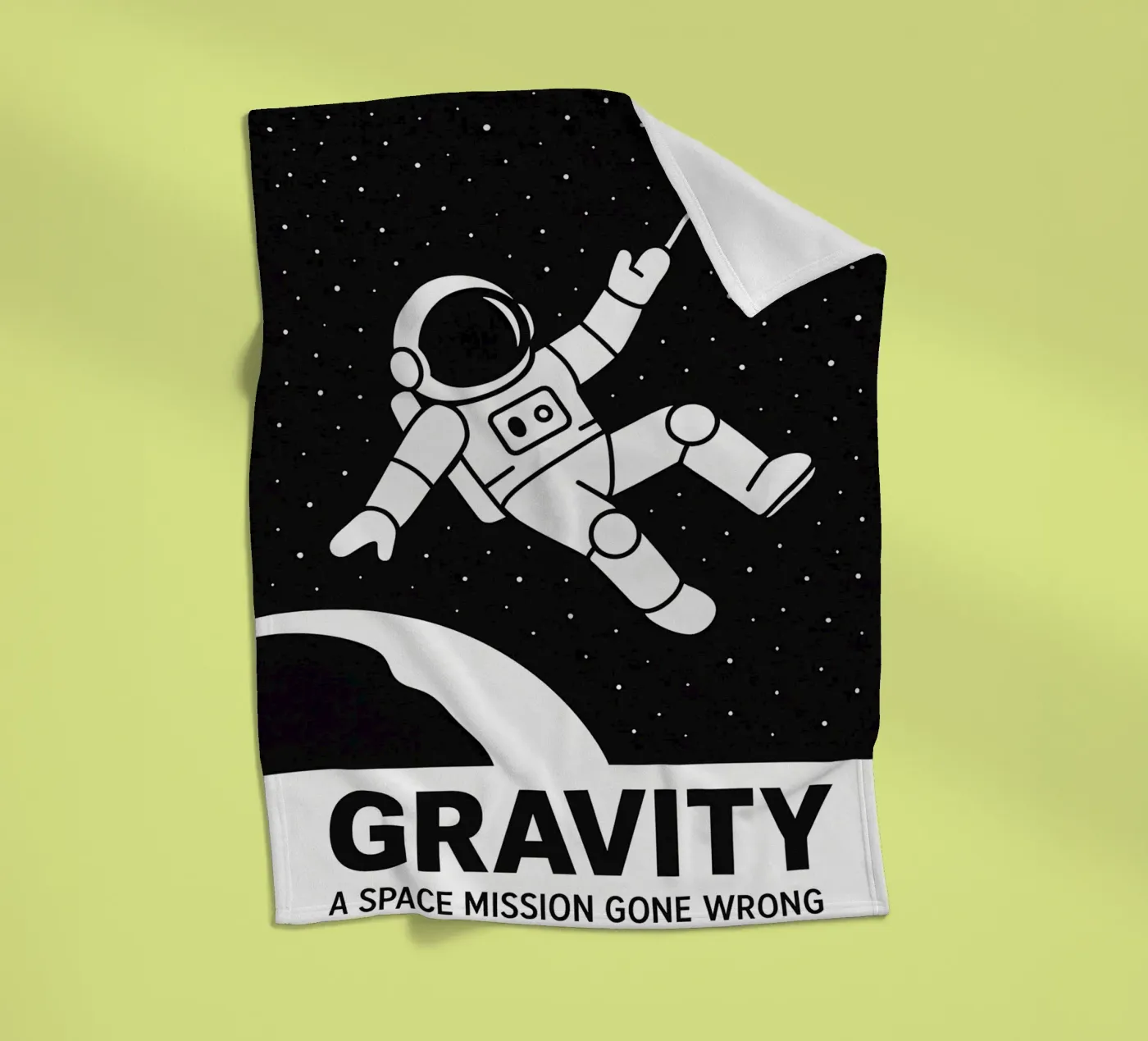 Gravity Print Fleecedecke von MoviesArt