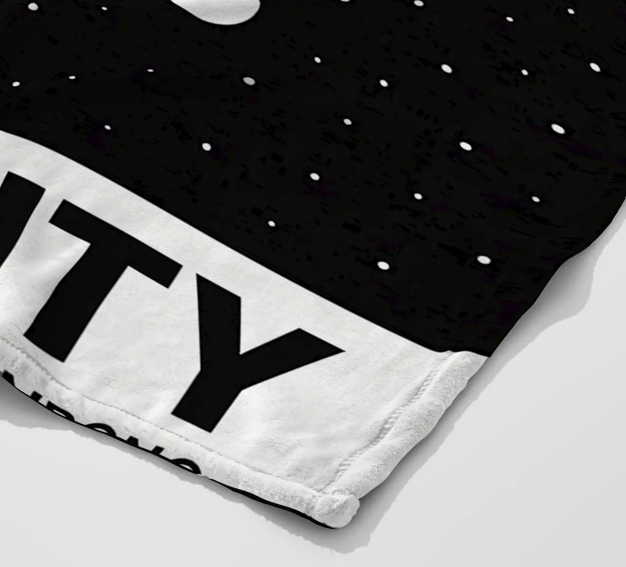 Gravity Print fleecedeken van MoviesArt