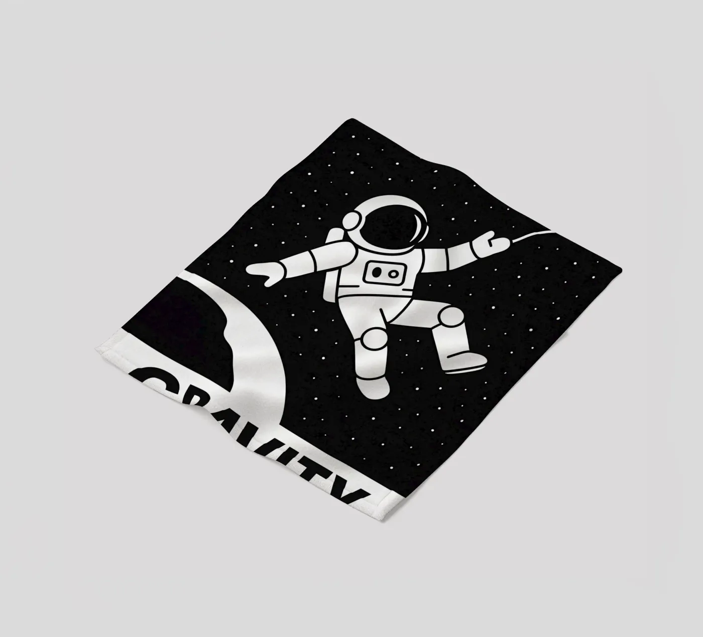 Gravity Print Fleecedecke von MoviesArt