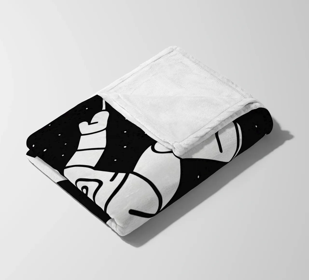 Gravity Print fleecedeken van MoviesArt