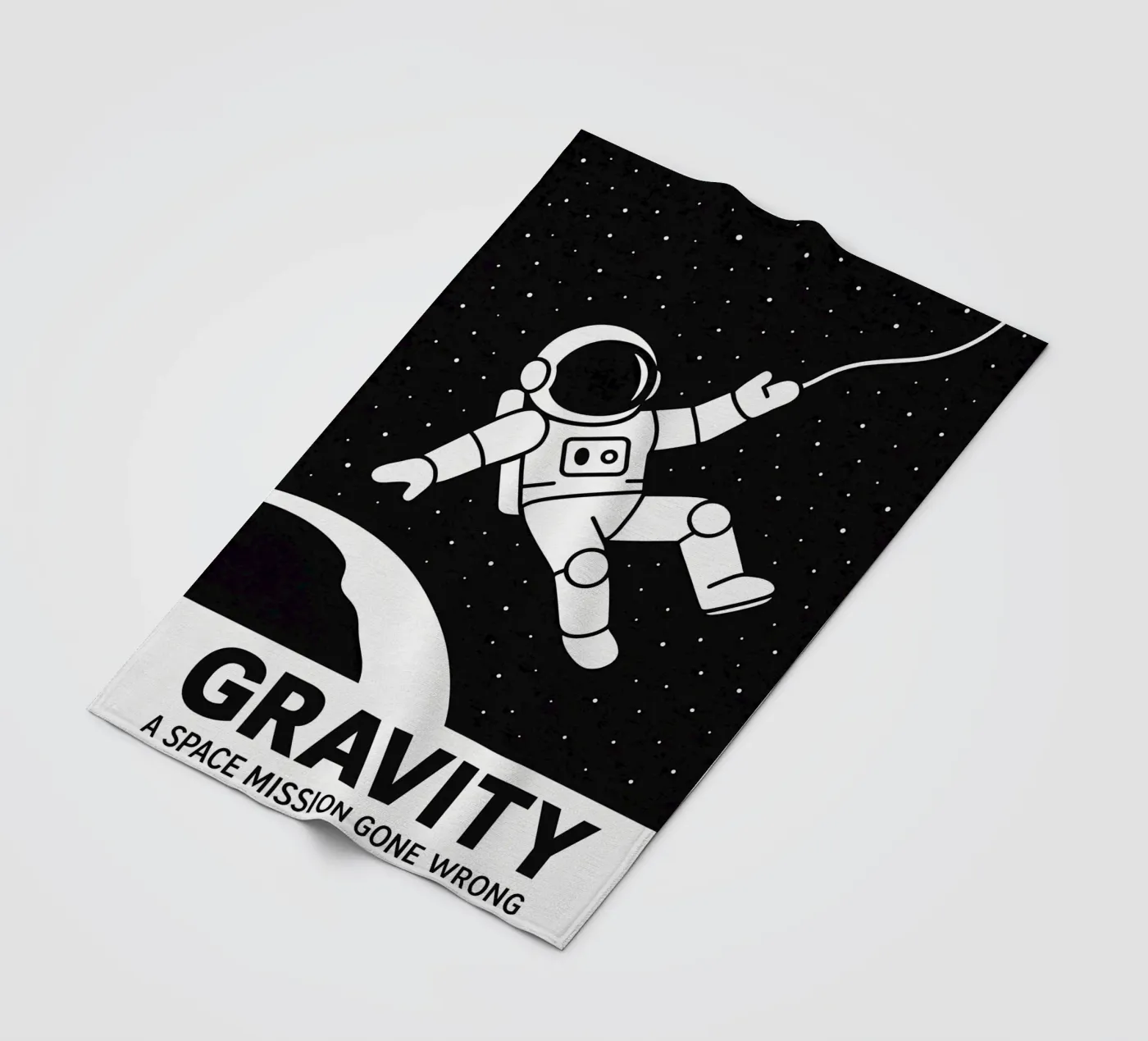 Gravity Print Fleecedecke von MoviesArt