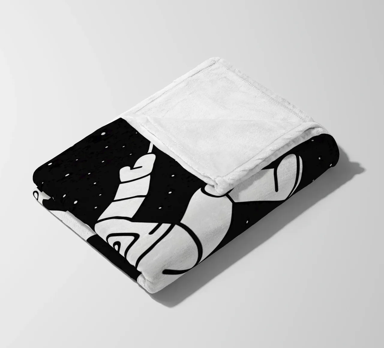 Gravity Print fleecedeken van MoviesArt