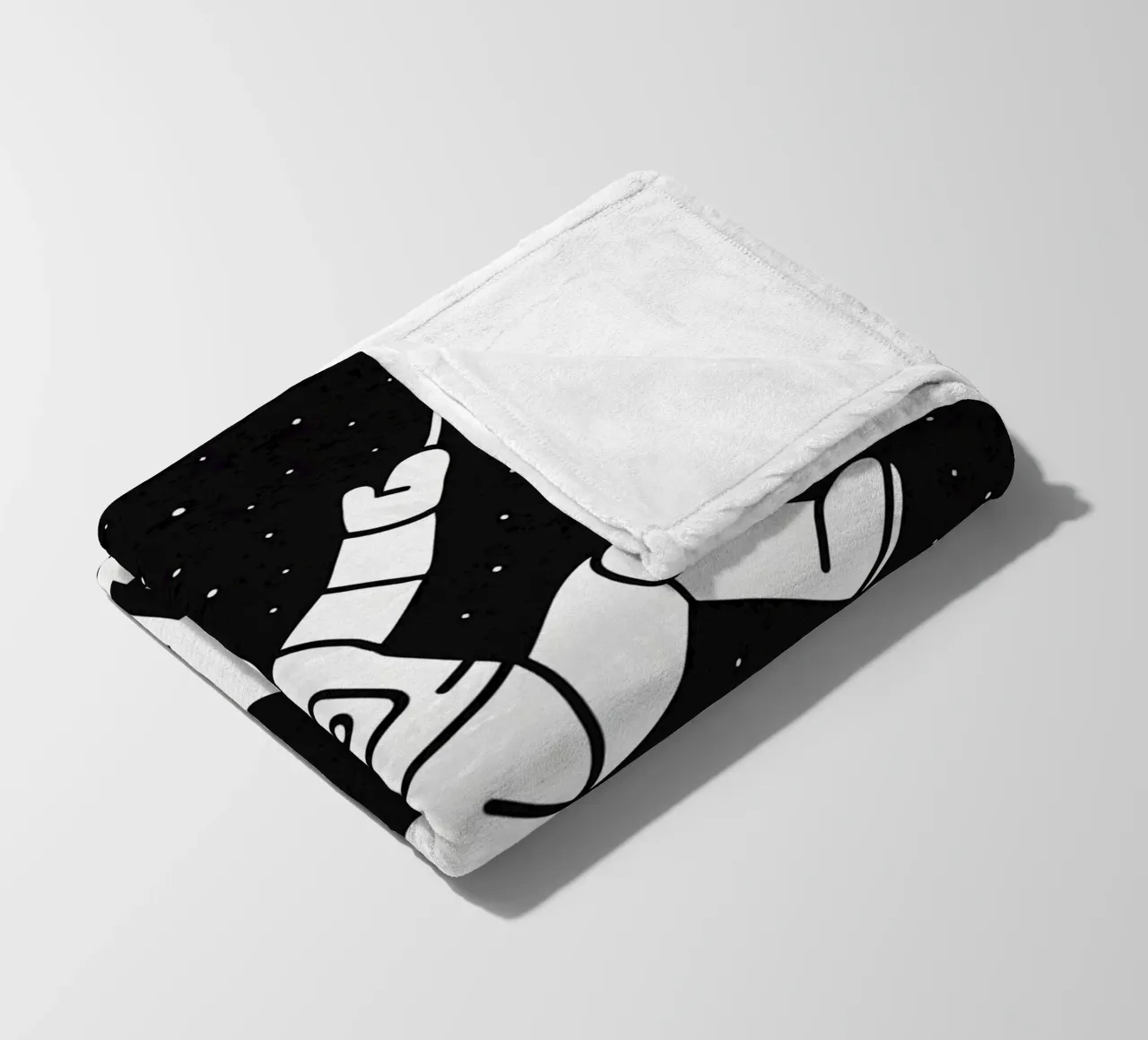 Gravity Print fleecedeken van MoviesArt