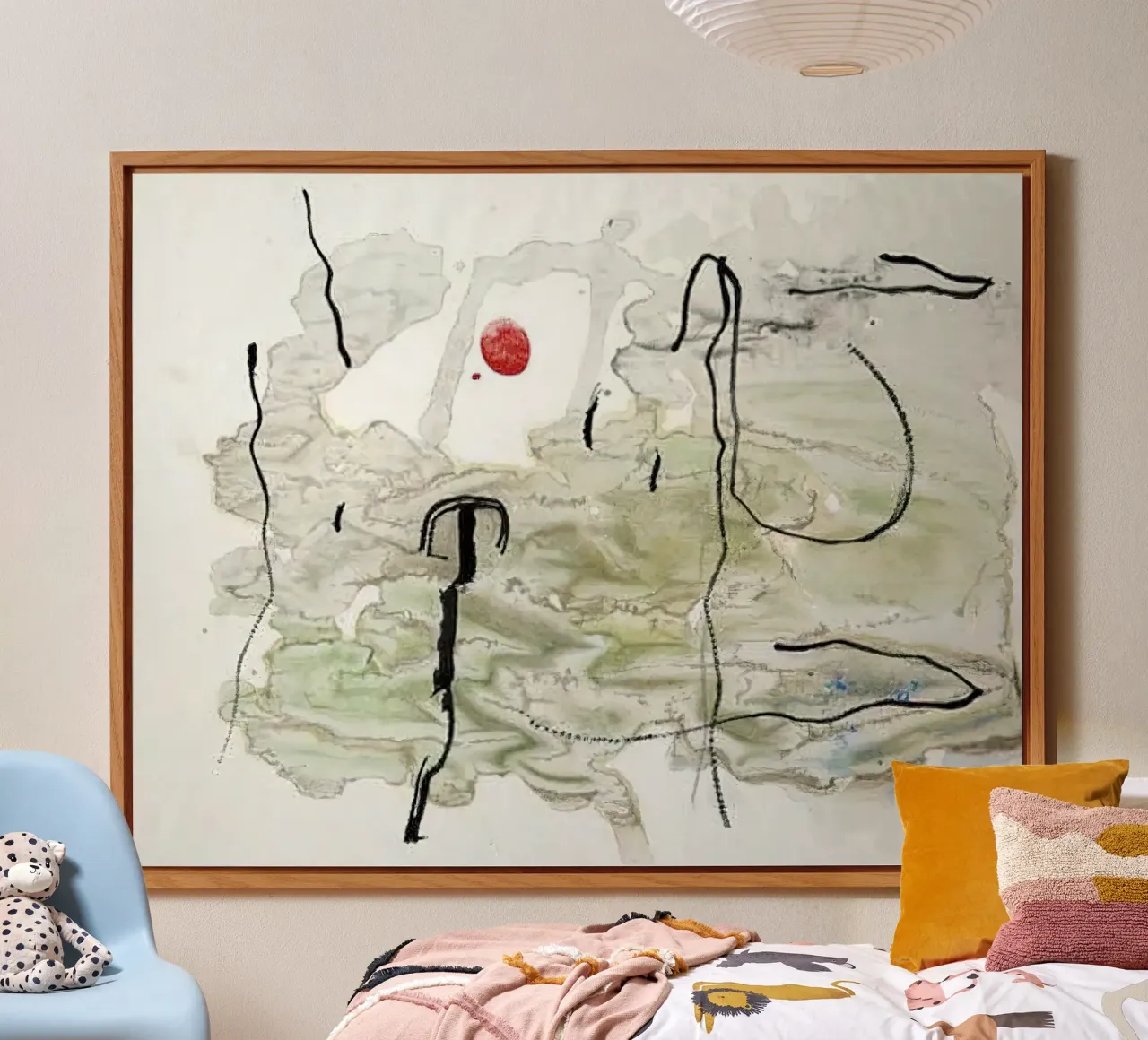 Joan MIRO Limited EDITION Lithograph Watercolor 1963 alu-dibond by phillipp veisenberg