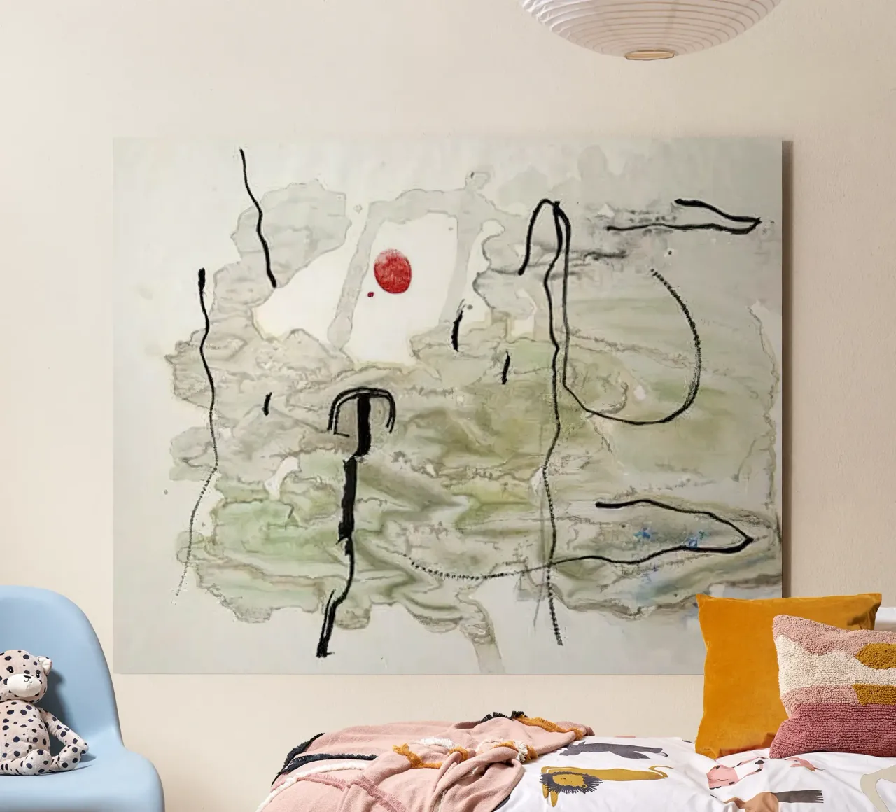 Joan MIRO Limited EDITION Lithograph Watercolor 1963 alu-dibond by phillipp veisenberg