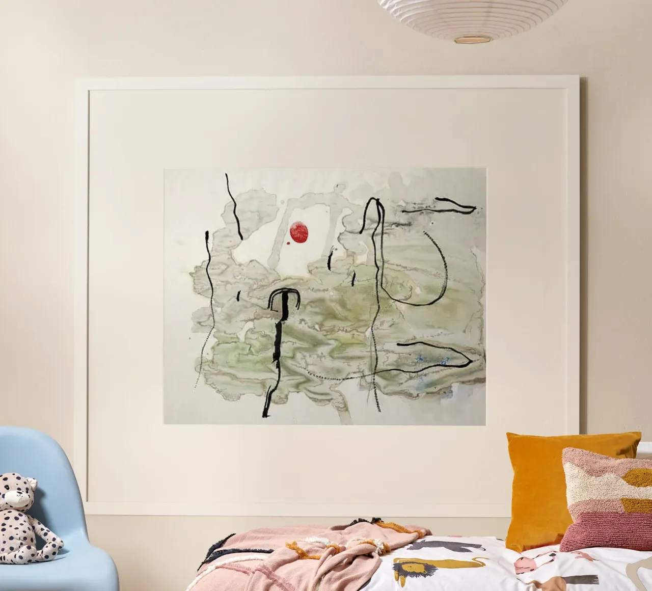 Joan MIRO Litografia ad edizione limitata Acquarello 1963 carta hahnemühle da phillipp veisenberg
