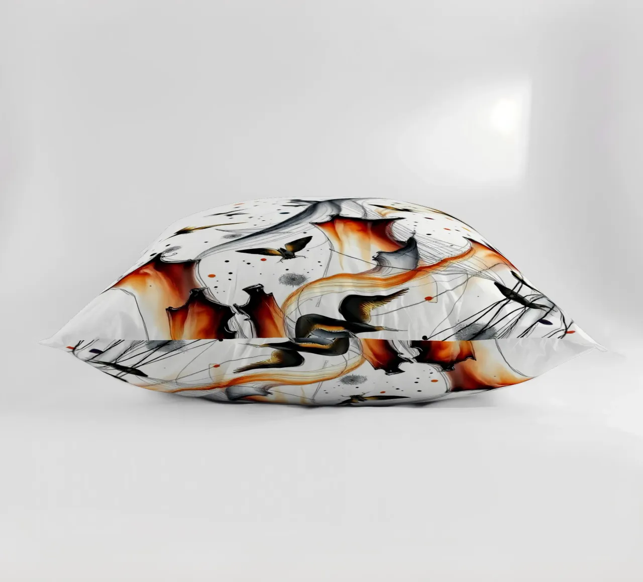 Abstrakt Vogelschiff cuscino da kosinsart.gallery