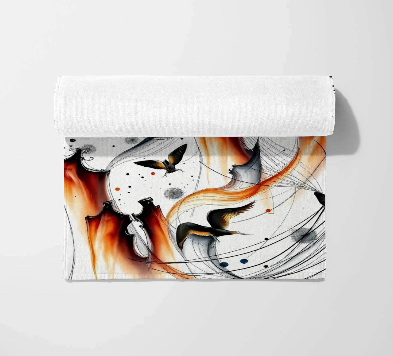 Abstrakt Vogelschiff telo mare da kosinsart.gallery