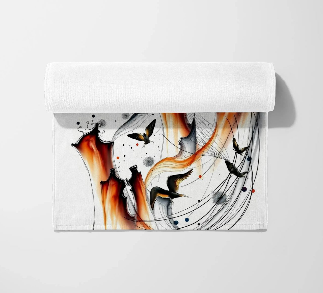 Abstrakt Vogelschiff telo mare da kosinsart.gallery