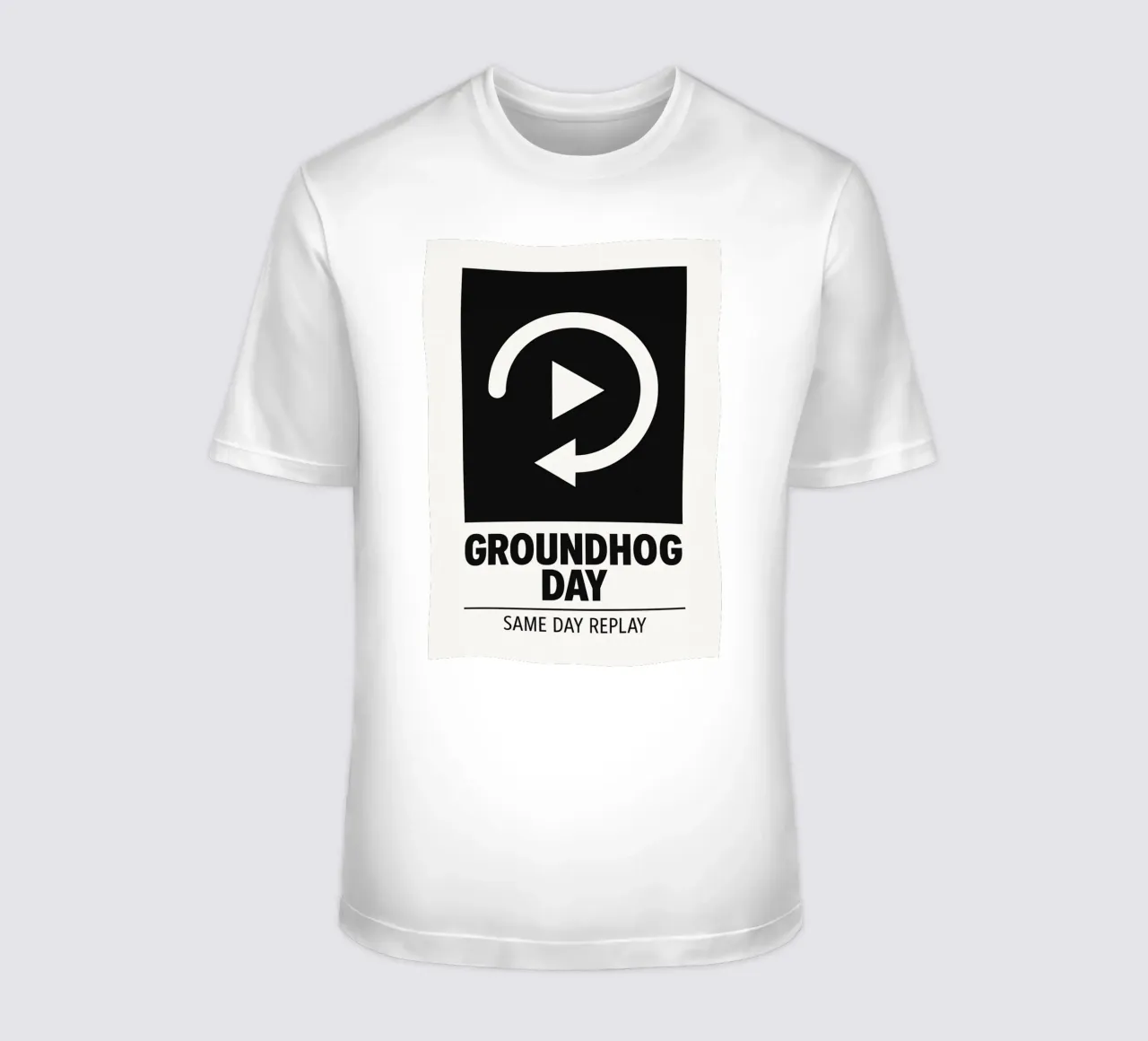 Groundhog Day Print t-shirt da MoviesArt
