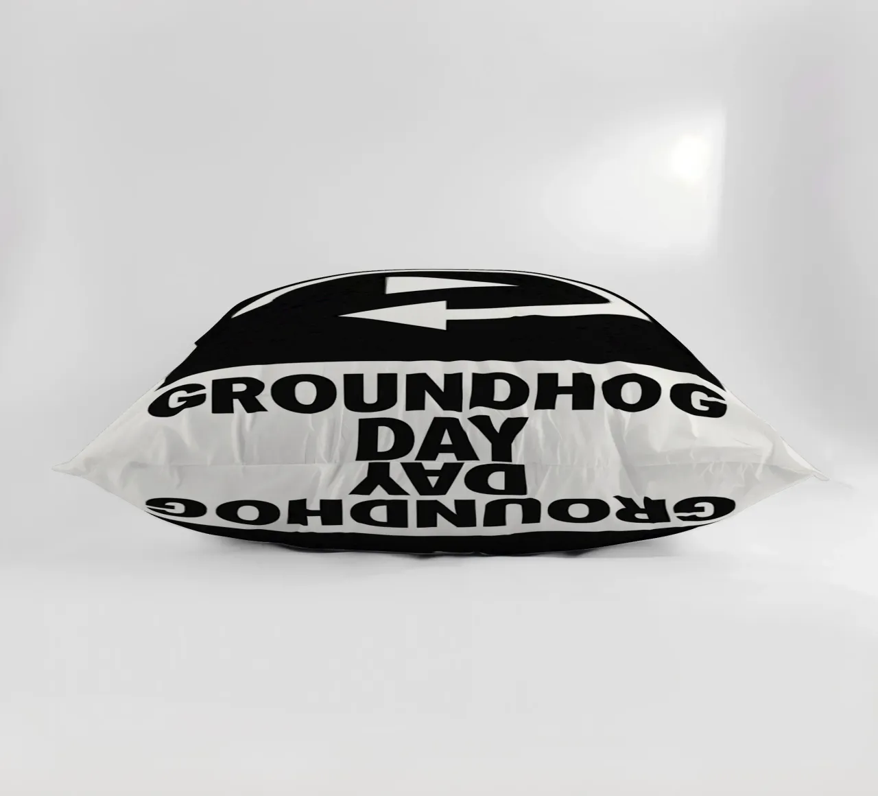 Groundhog Day Print cuscino da MoviesArt