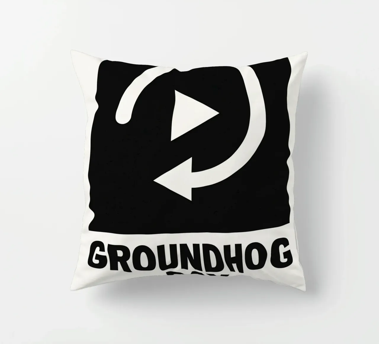 Groundhog Day Print cuscino da MoviesArt