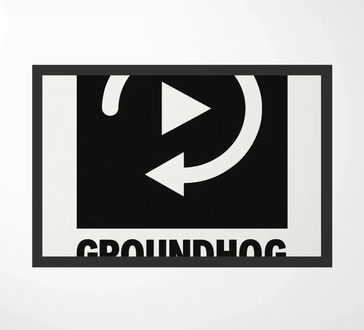 Groundhog Day Print zerbino da MoviesArt