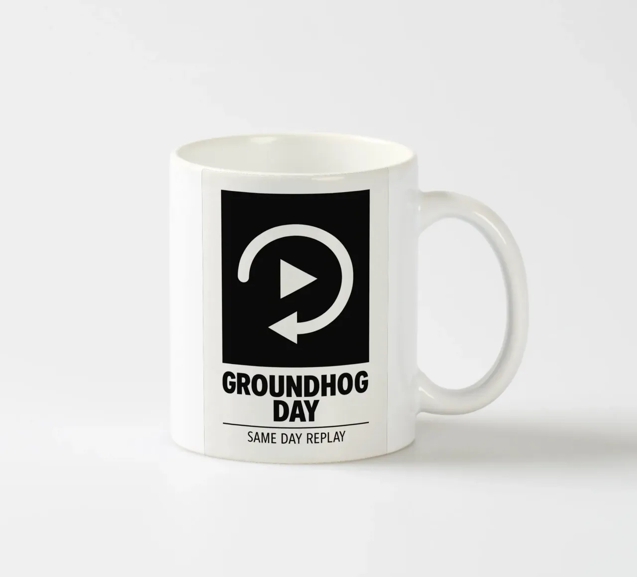 Groundhog Day Print tazza in ceramica da MoviesArt