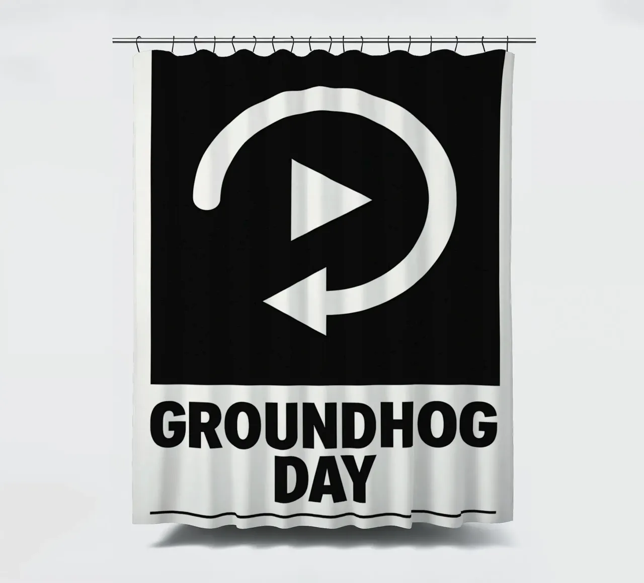 Groundhog Day Print tenda da doccia da MoviesArt