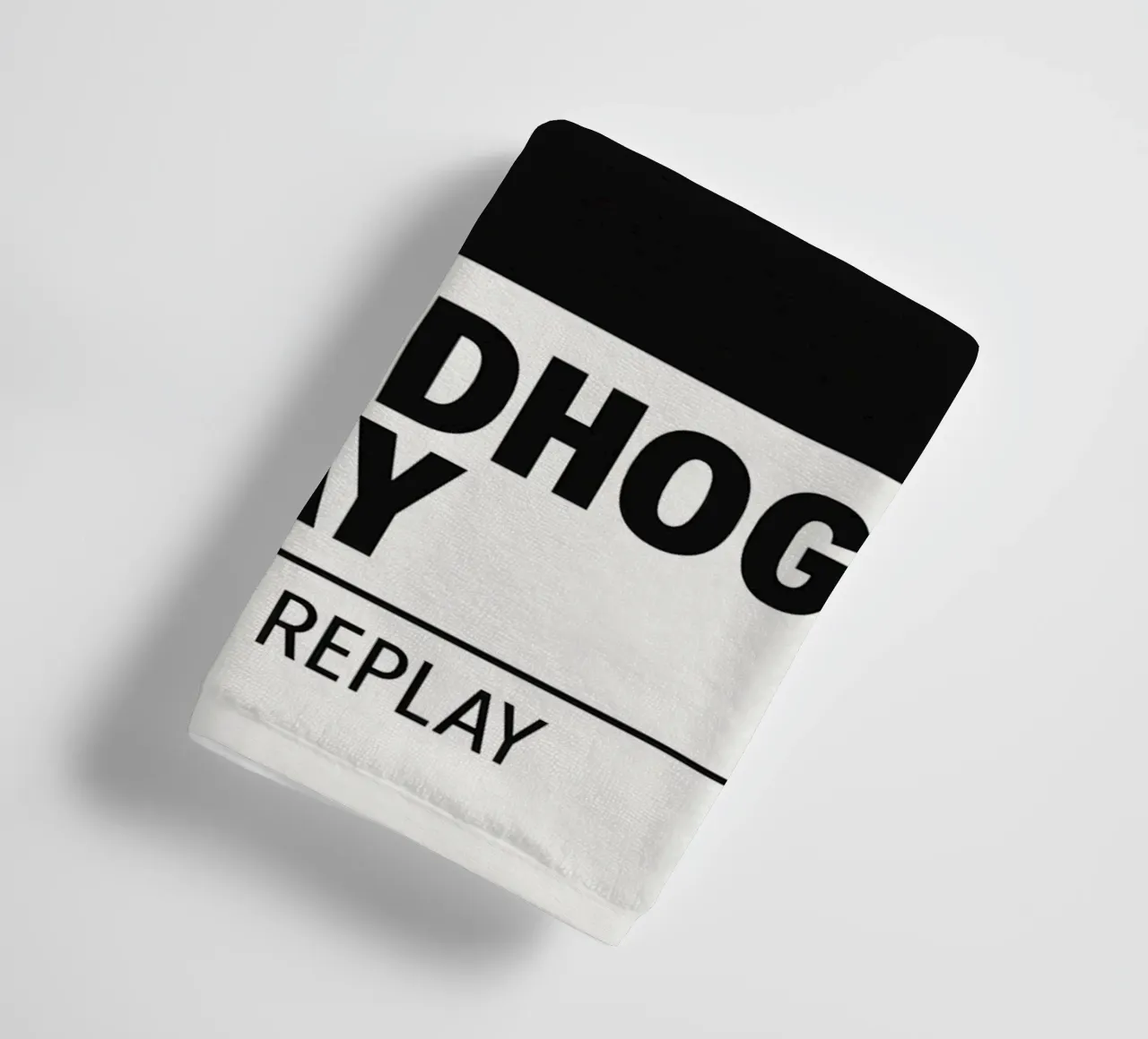 Groundhog Day Print asciugamano da bagno da MoviesArt