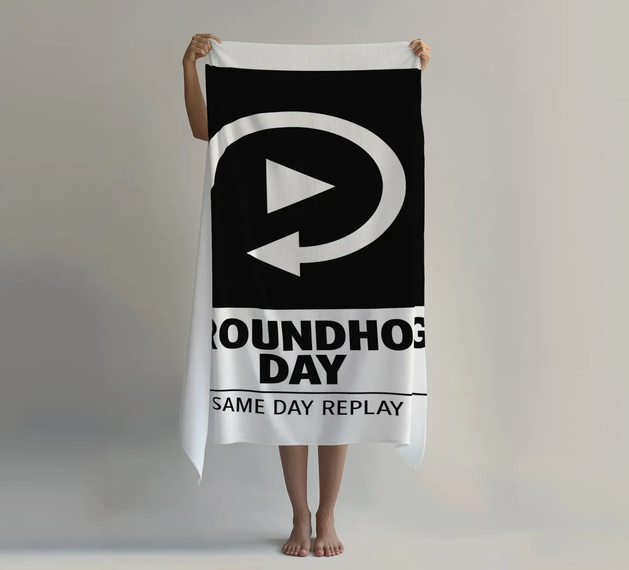 Groundhog Day Print telo mare da MoviesArt