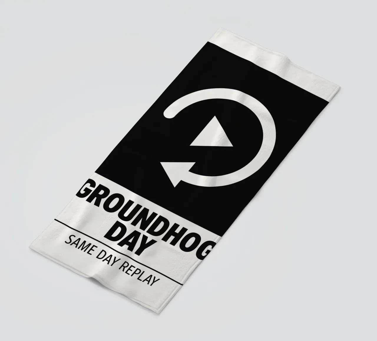 Groundhog Day Print telo mare da MoviesArt