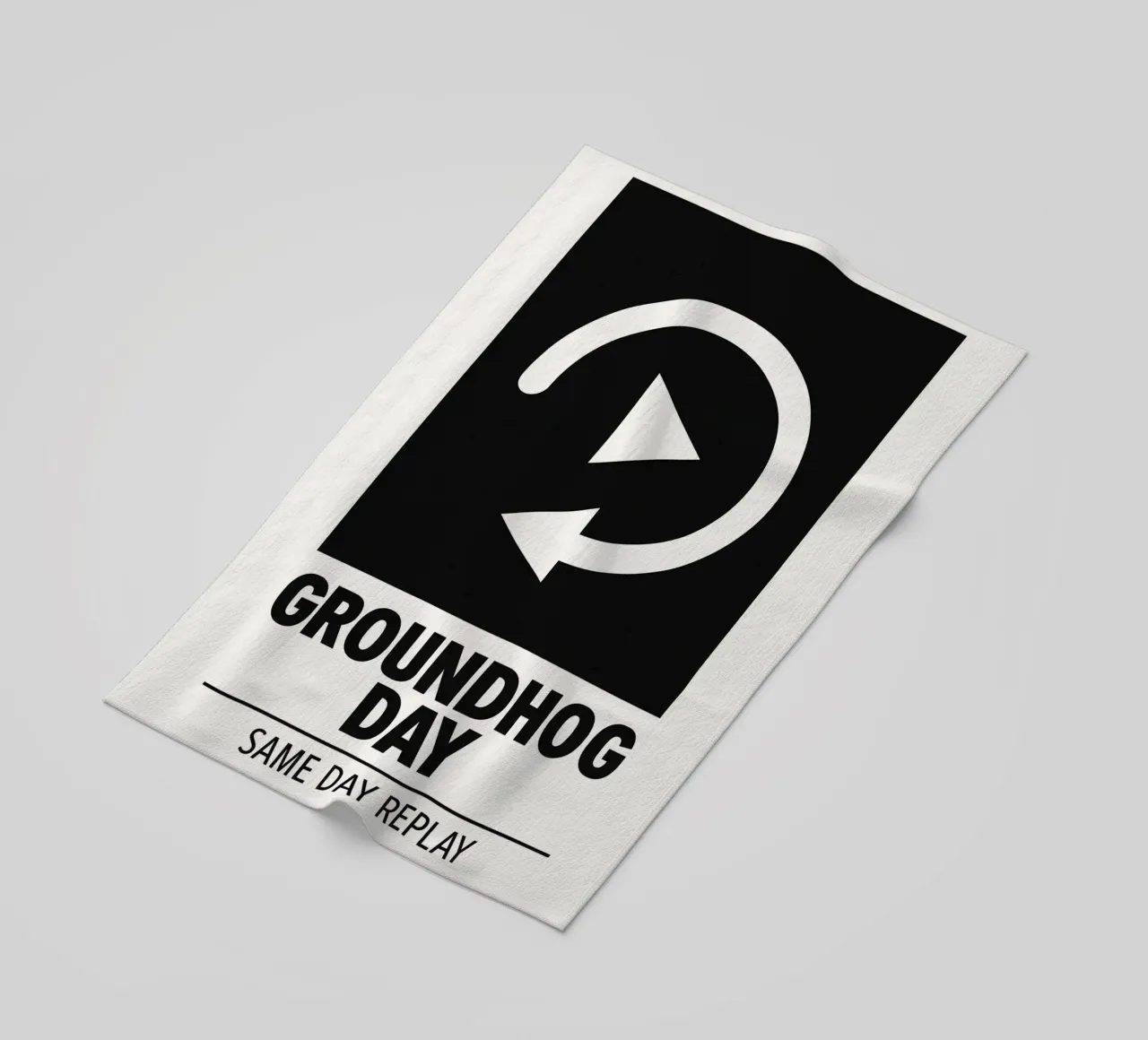 Groundhog Day Print telo mare da MoviesArt