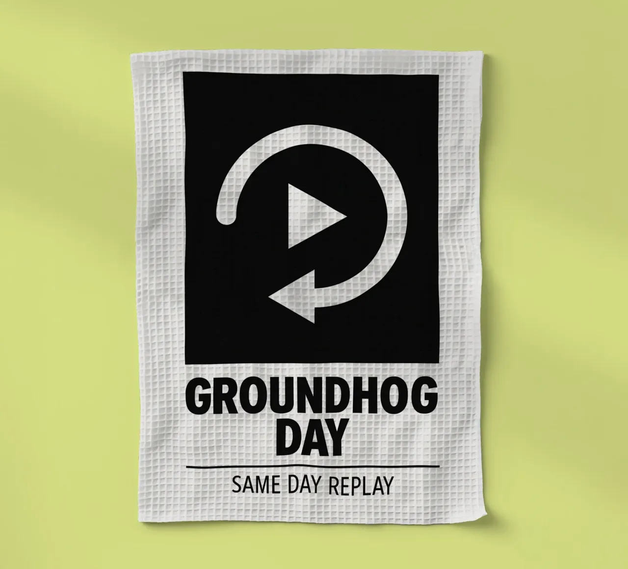 Groundhog Day Print canovaccio da cucina da MoviesArt