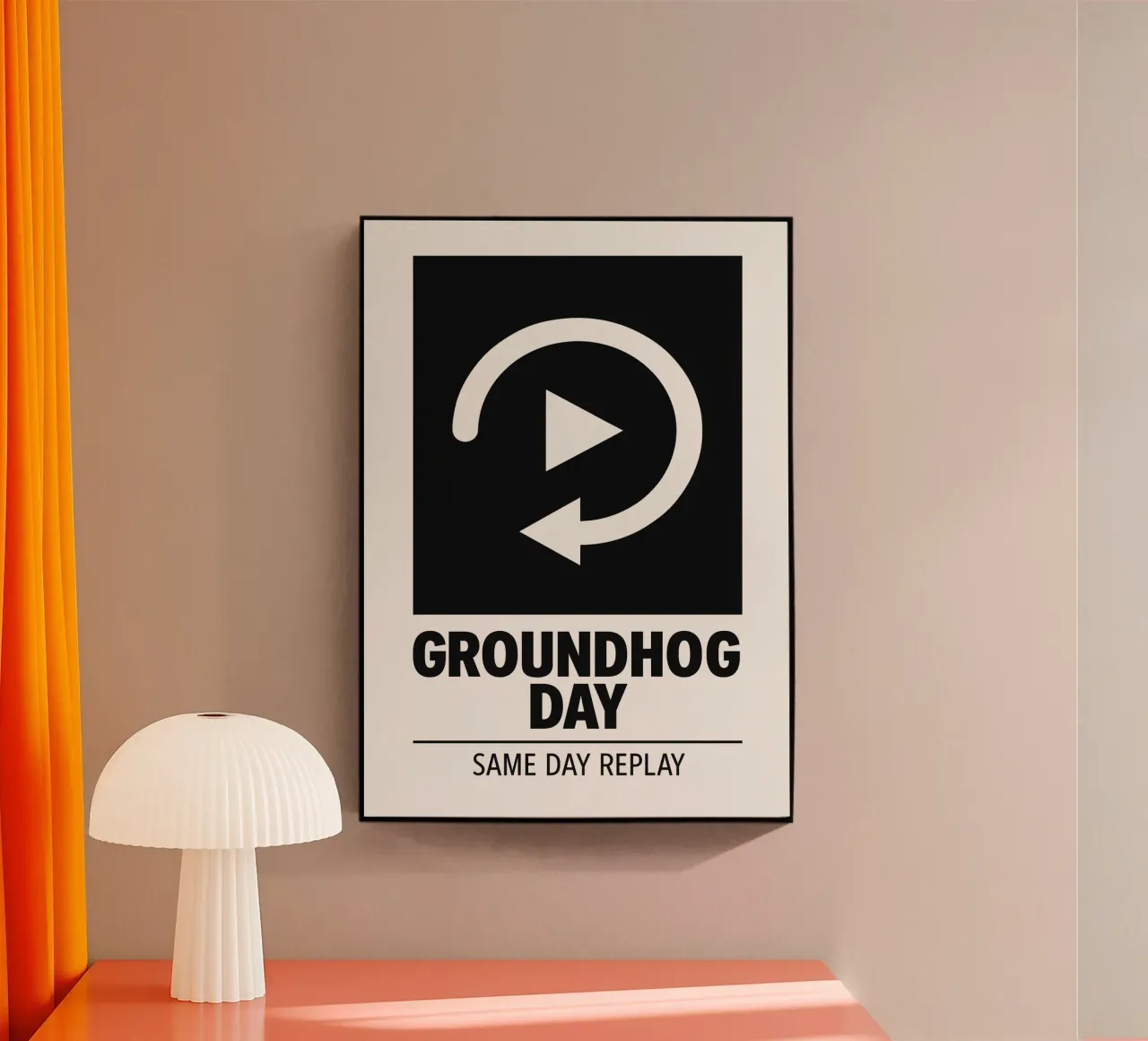 Groundhog Day Print plexiglass da MoviesArt