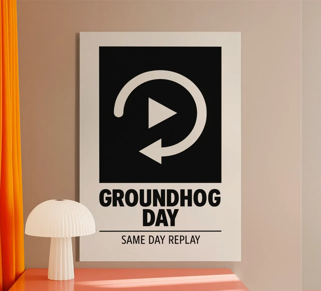 Groundhog Day Print plexiglass da MoviesArt