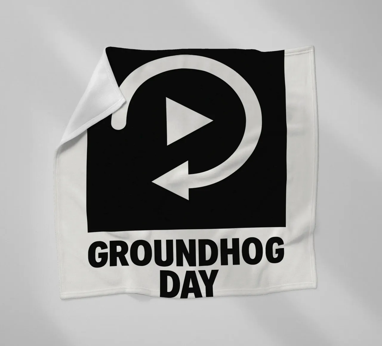 Groundhog Day Print coperta in pile da MoviesArt