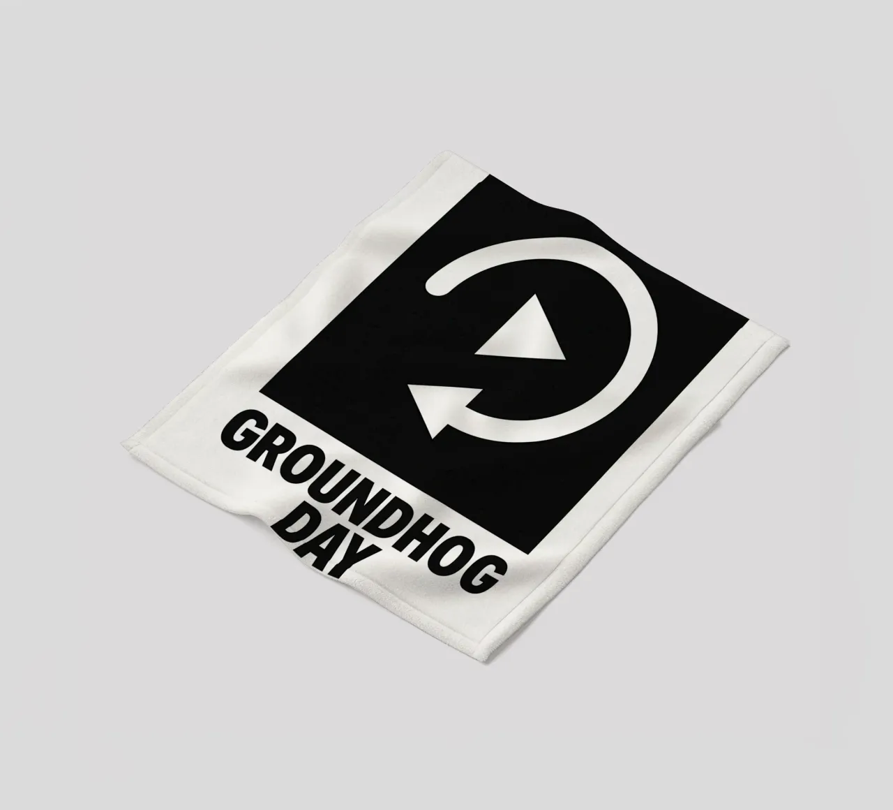 Groundhog Day Print coperta in pile da MoviesArt