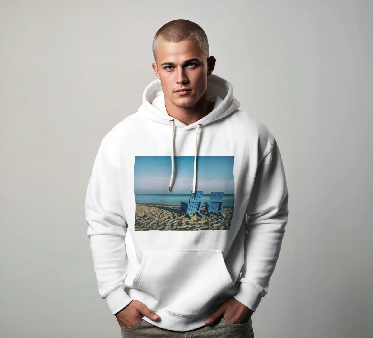 coppia mare felpa con cappuccio da Bleu