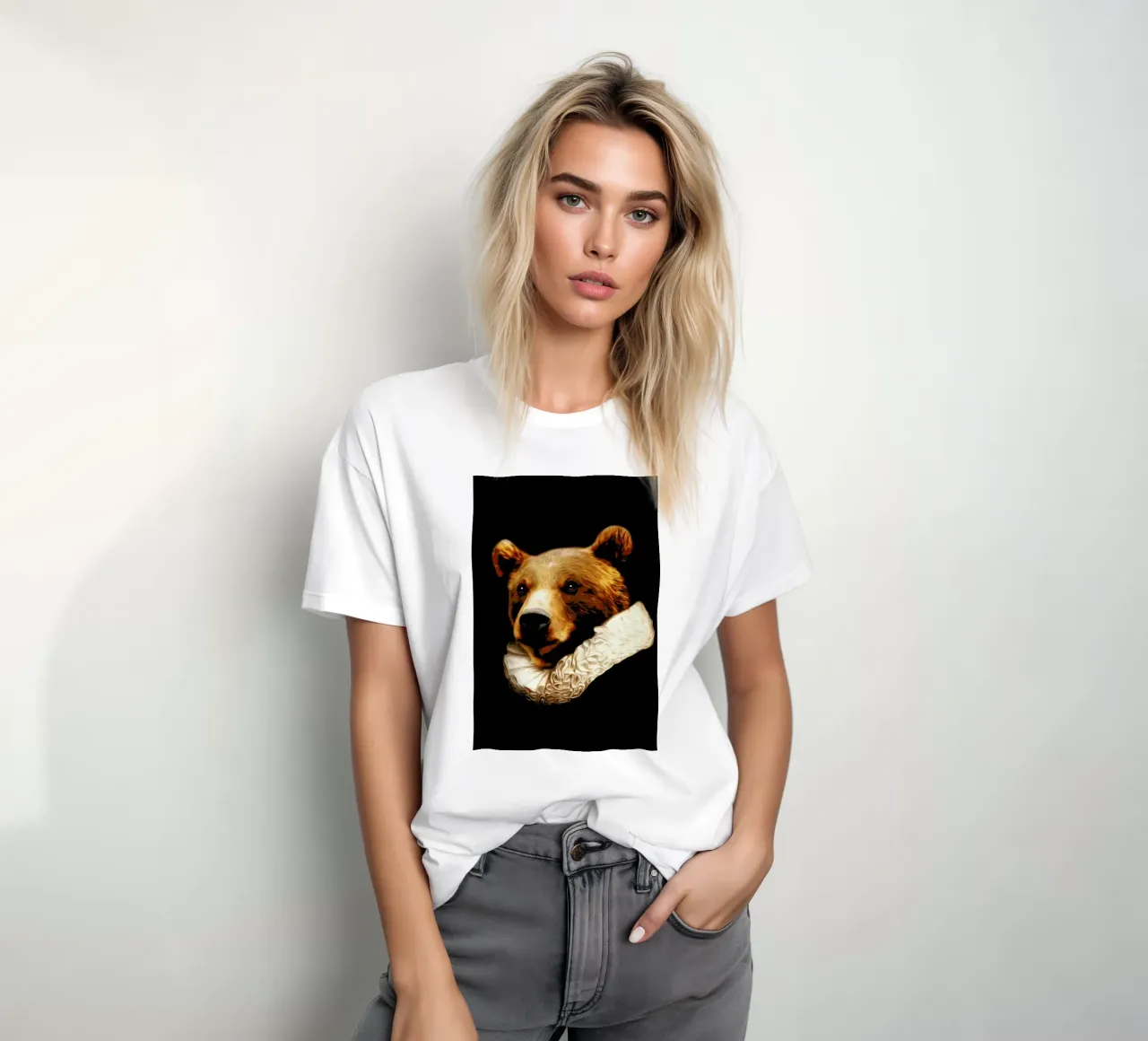 Bruin t-shirt da Tein Lucasson