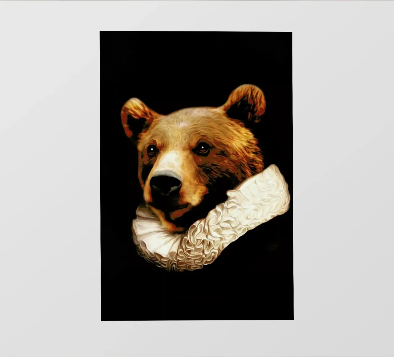 Bruin telo in pvc da Tein Lucasson