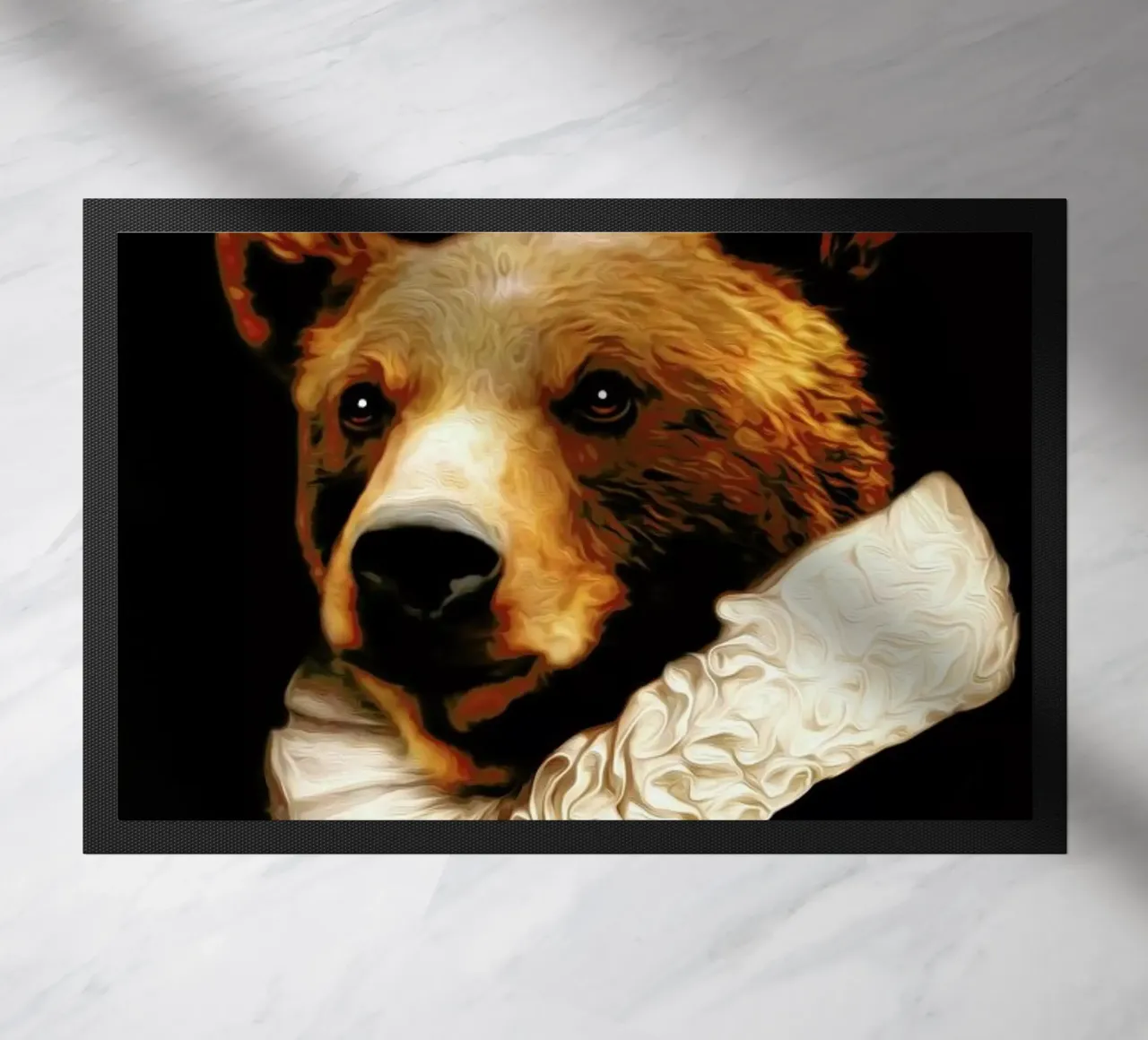 Bruin doormat by Tein Lucasson